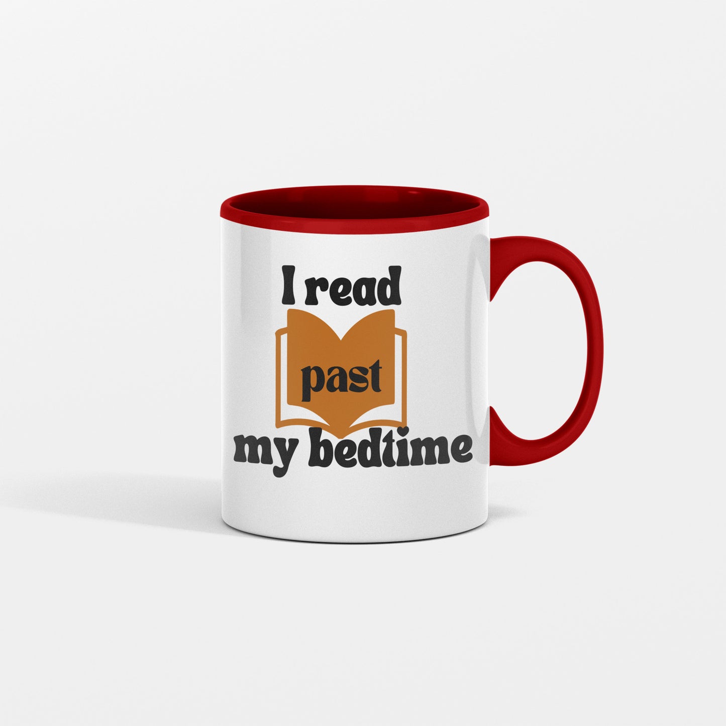 I Read Past My Bedtime Mug - Whimsical Ceramic Coffee Cup for Book Lovers - Ideal Gift for Night Owls and Avid Readers - free shipping to USA