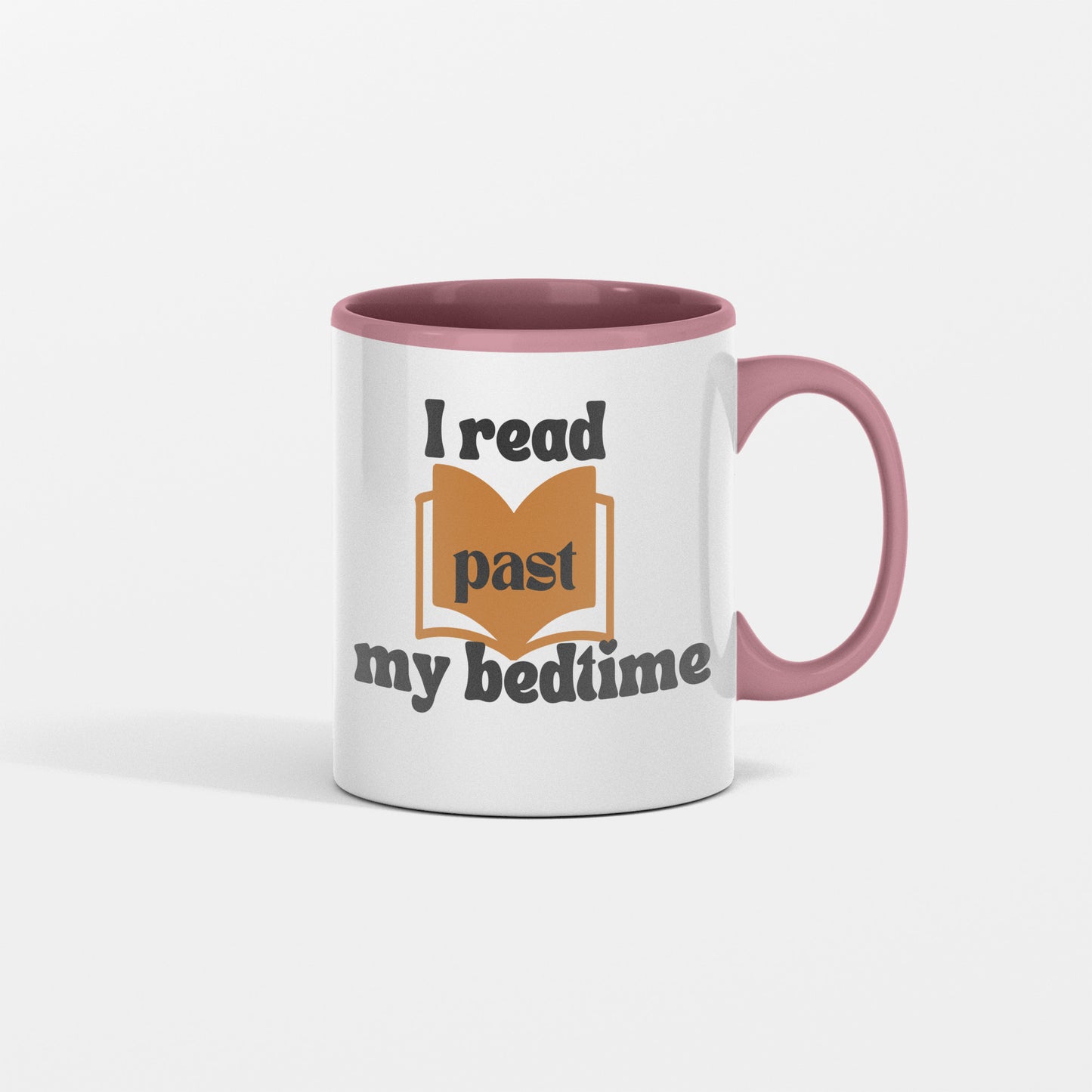 I Read Past My Bedtime Mug - Whimsical Ceramic Coffee Cup for Book Lovers - Ideal Gift for Night Owls and Avid Readers - free shipping to USA