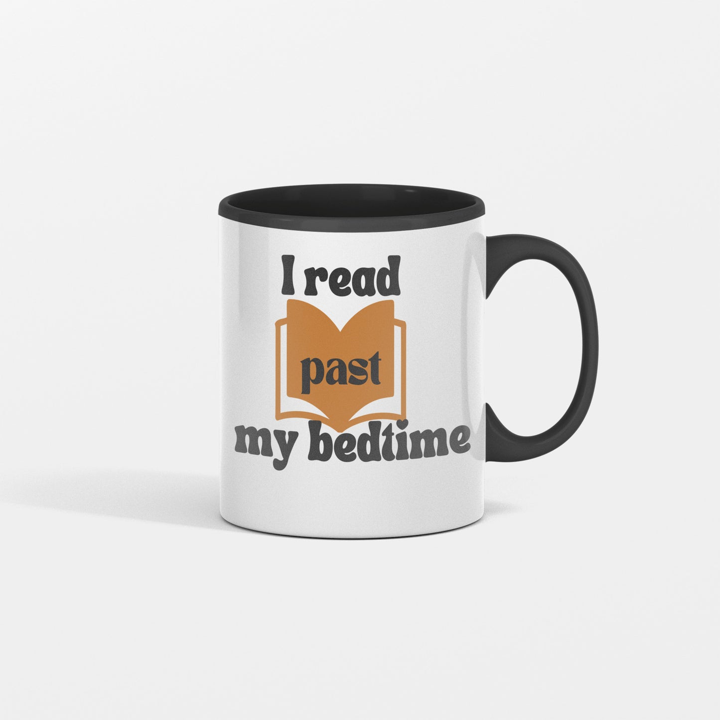 I Read Past My Bedtime Mug - Whimsical Ceramic Coffee Cup for Book Lovers - Ideal Gift for Night Owls and Avid Readers - free shipping to USA