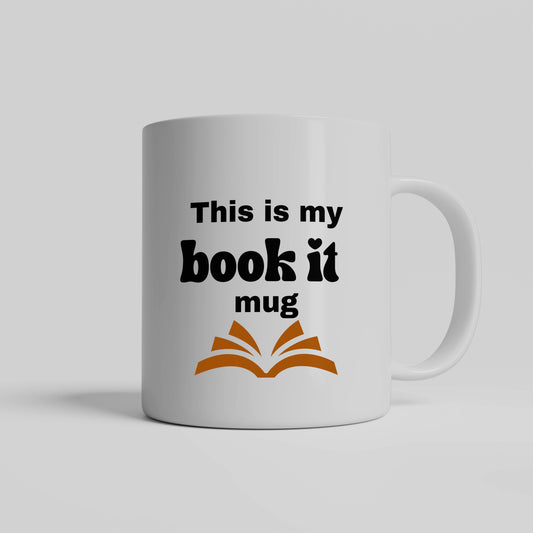 This Is My Book It Ceramic Mug - Celebrate Love for Reading with This Fun Cup - Perfect for Cozy Reading Sessions - free shipping to USA