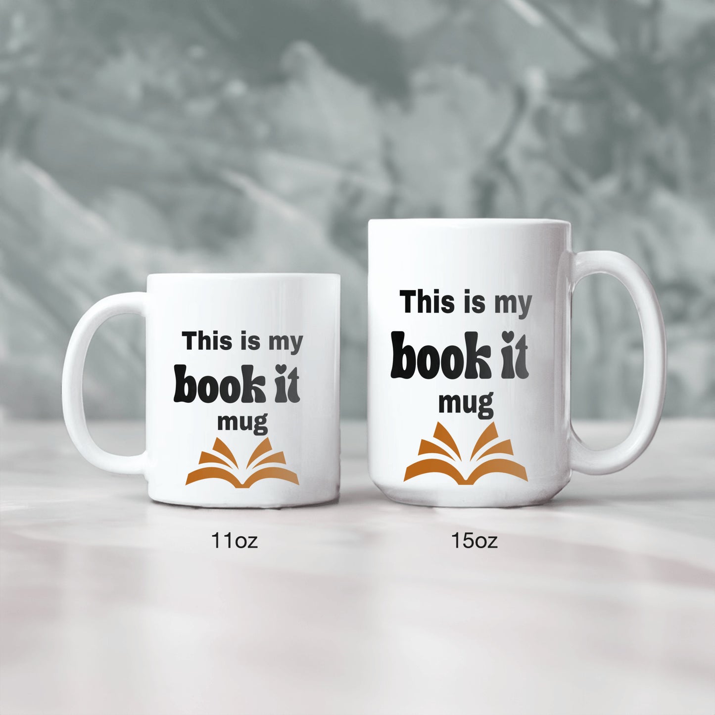 This Is My Book It Ceramic Mug - Celebrate Love for Reading with This Fun Cup - Perfect for Cozy Reading Sessions - free shipping to USA