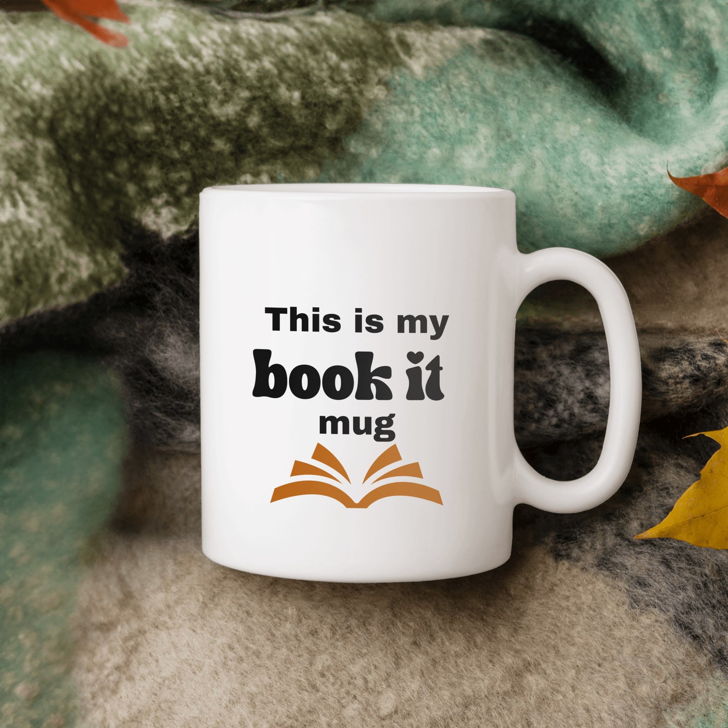 This Is My Book It Ceramic Mug - Celebrate Love for Reading with This Fun Cup - Perfect for Cozy Reading Sessions - free shipping to USA