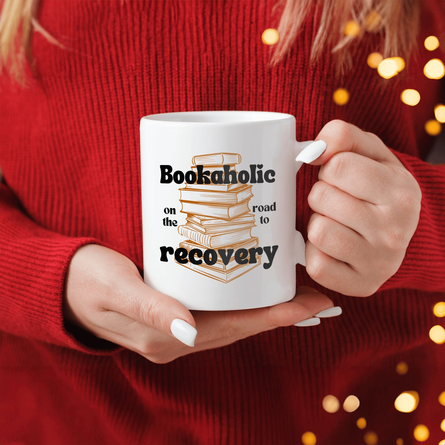 Funny Bookaholic ceramic coffee mug| Perfect gift for anyone who loves to read - free shipping to USA