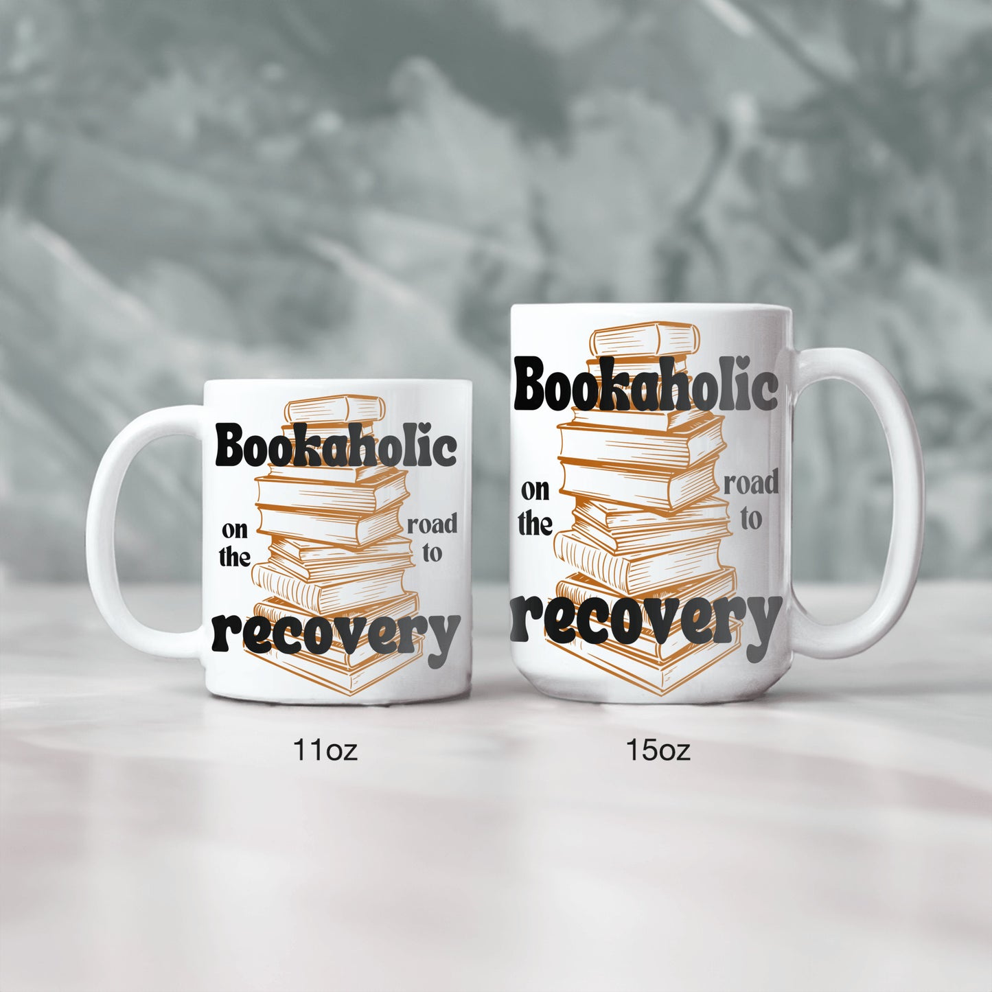 Funny Bookaholic ceramic coffee mug| Perfect gift for anyone who loves to read - free shipping to USA