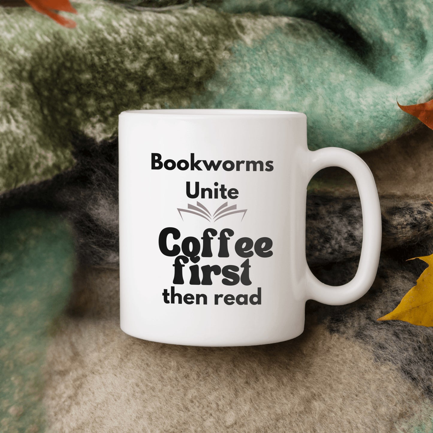 Bookworms unite ceramic coffee mug- Celebrate Your Love for Reading - Perfect for Avid Readers and Book Clubs - free shipping to USA