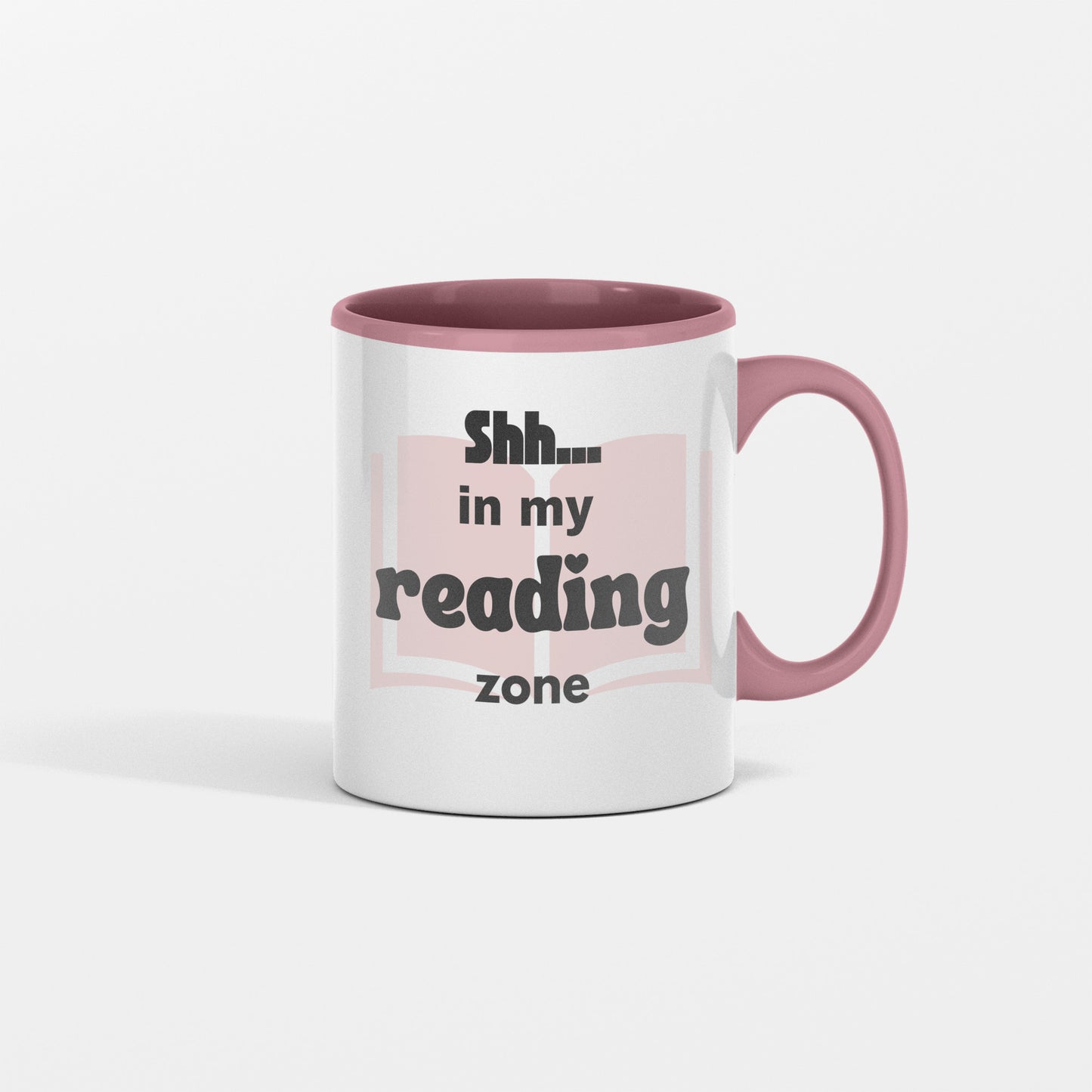 Shh..in my reading zone ceramic coffee mug - Great gift for reader - free shipping to USA