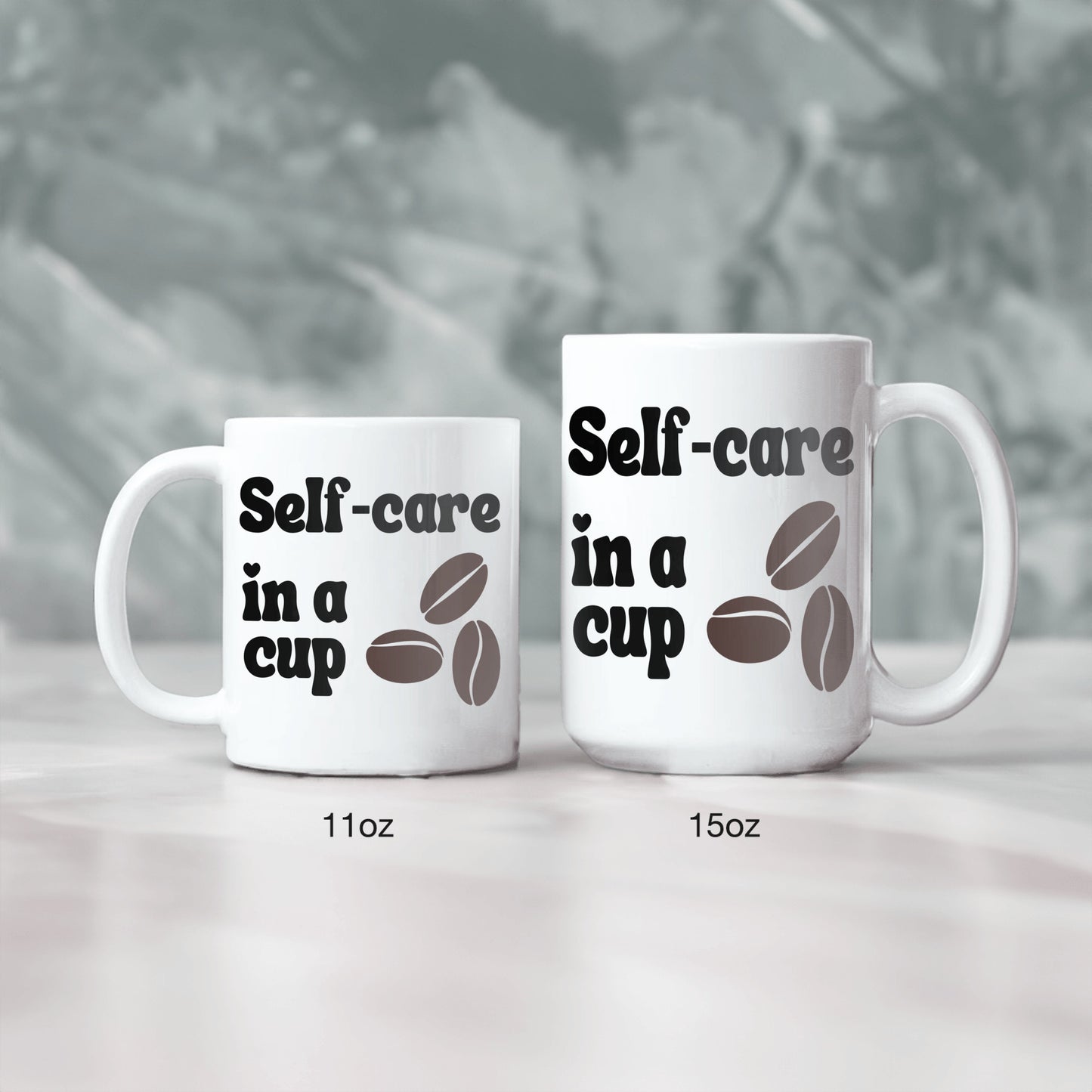 The coffee lover's favorite ceramic mug - Selfcare in a cup - Great gift for friends, family, clubs, or part of a gift basket for a coffee lover - free shipping to USA