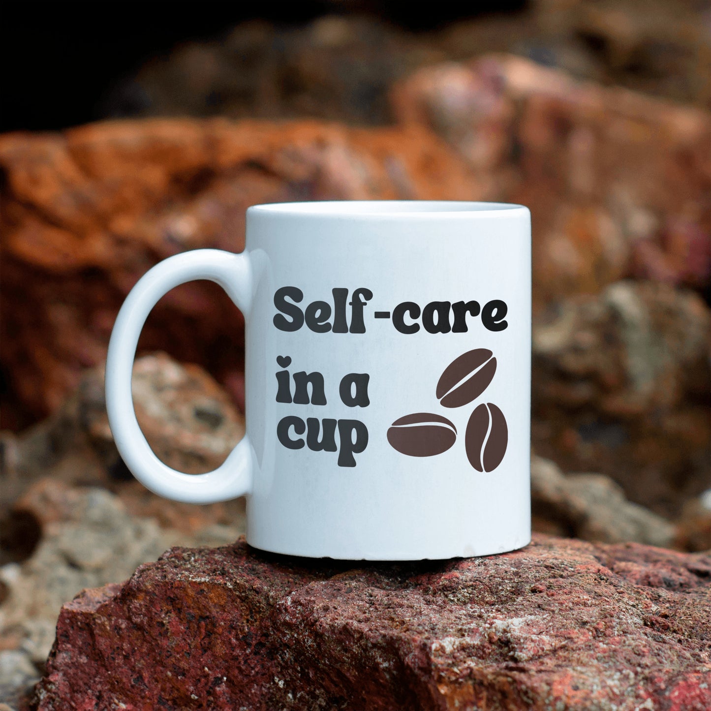 The coffee lover's favorite ceramic mug - Selfcare in a cup - Great gift for friends, family, clubs, or part of a gift basket for a coffee lover - free shipping to USA