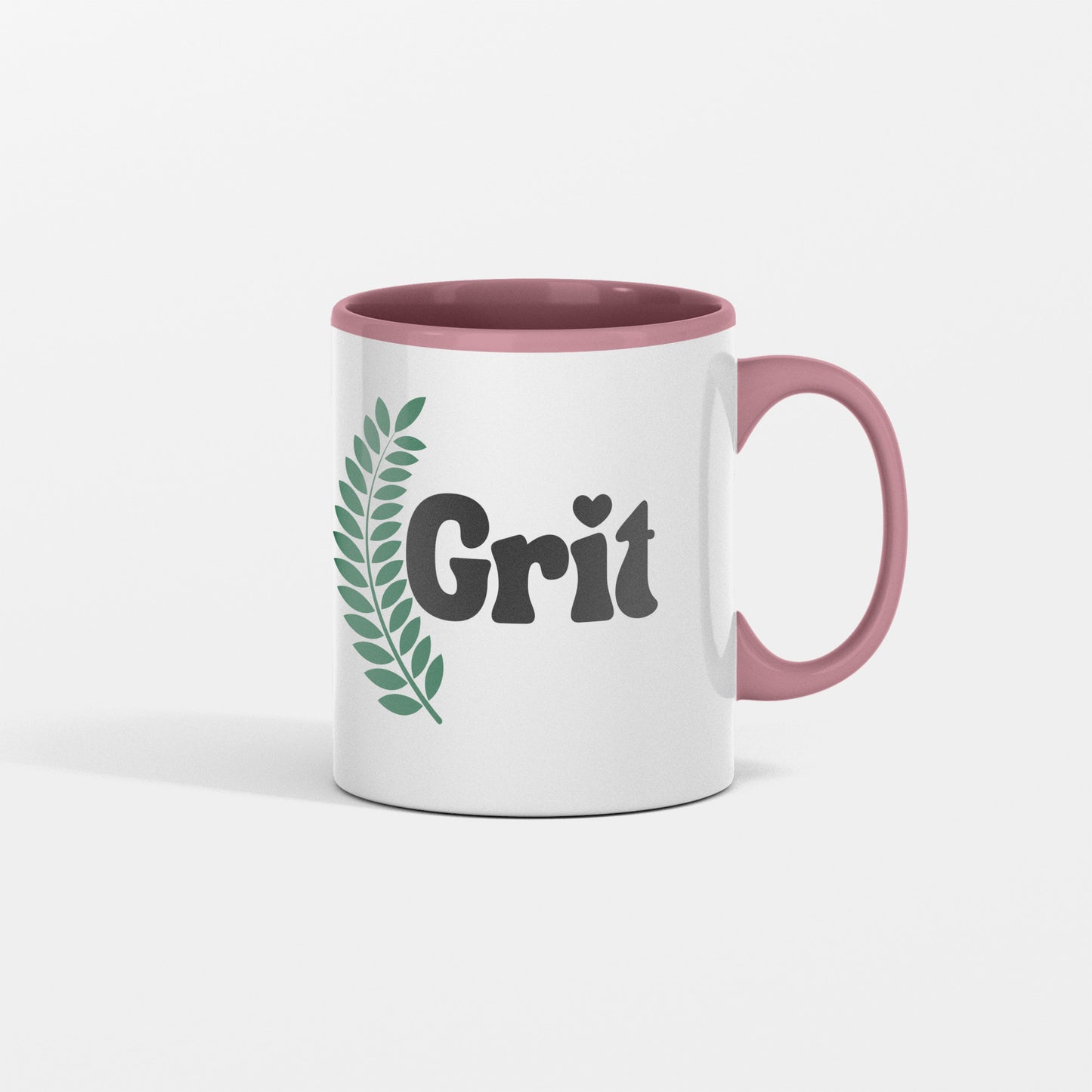 Grit ceramic coffee mug - Celebrate strength of spirit.  Great for graduations, teams, clubs, get well soon, recovery milestones, life transitions - free shipping to USA