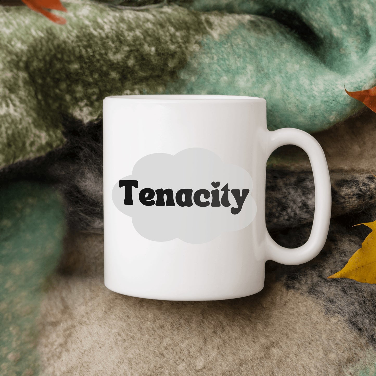 Tenacity ceramic coffee mug - Your favorite 'keep going' mug - Great gift for teams, personal growth, birthdays - free shipping to USA