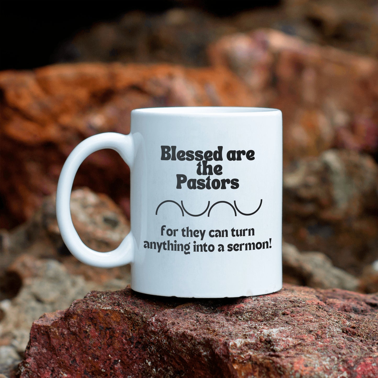 Pastors and sermons humor ceramic coffee mug| Blessed are the Pastors| Fun gift for any occasion for a Pastor - free shipping to USA