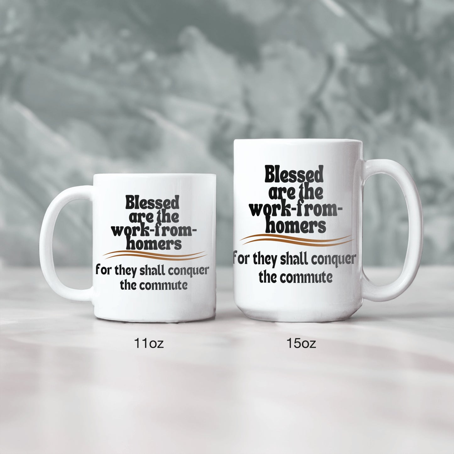 Working from home and commute humor| Blessed are the work-from-homers| Gift idea for those who work from home - Free shipping to USA