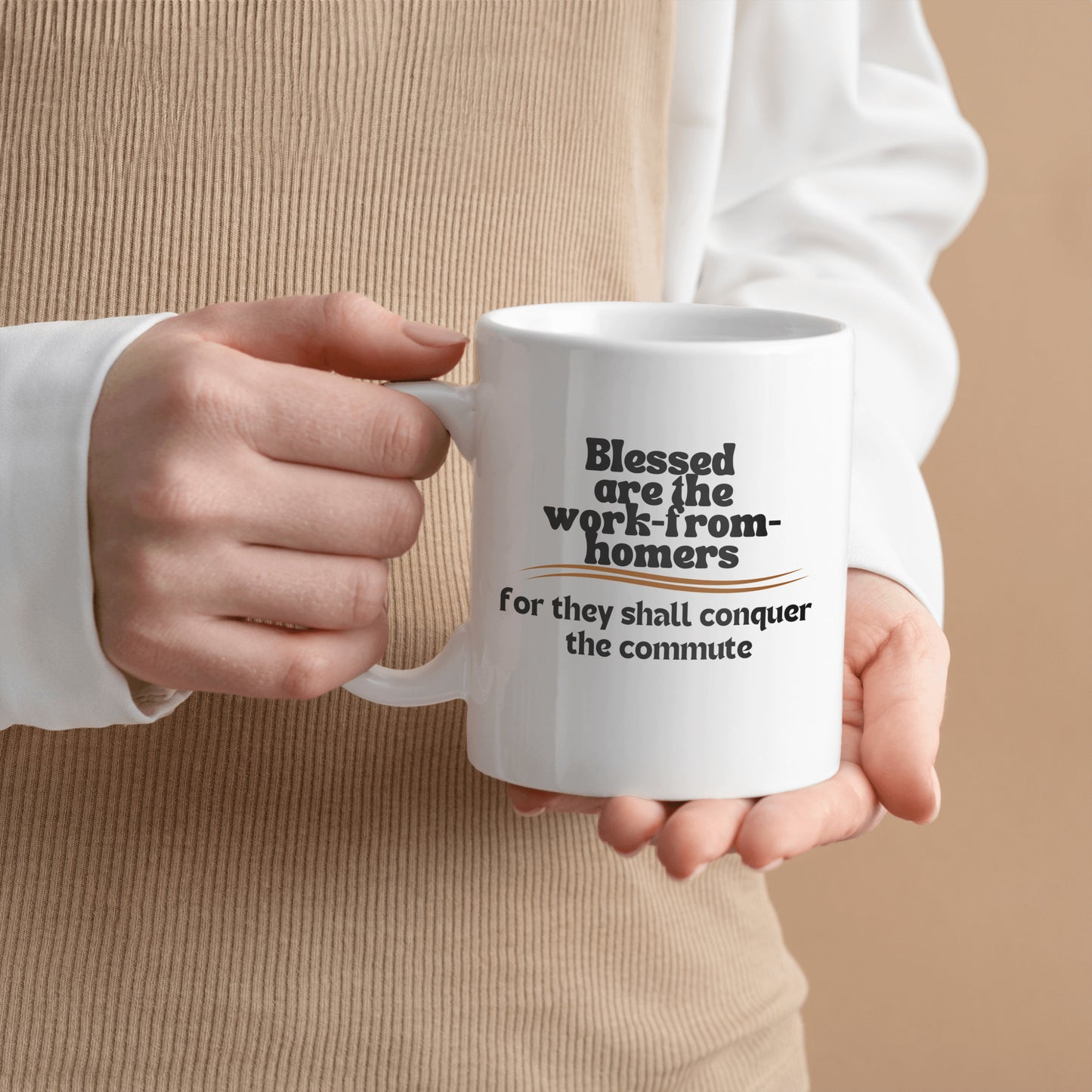 Working from home and commute humor| Blessed are the work-from-homers| Gift idea for those who work from home - Free shipping to USA