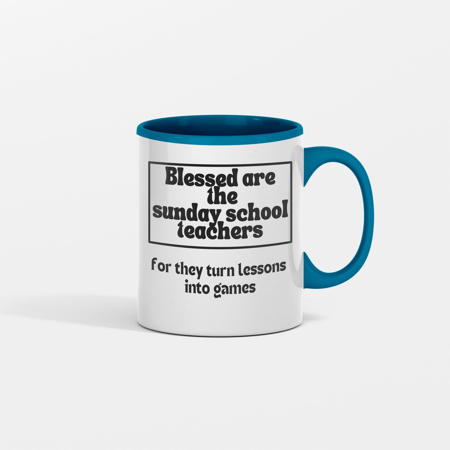 Blessed Sunday school teacher ceramic coffee mug - Sunday school teacher gift for all occasions - free shipping to USA