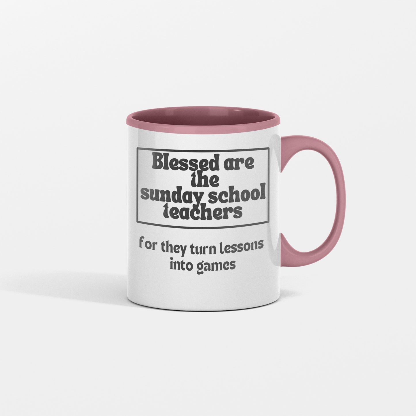 Blessed Sunday school teacher ceramic coffee mug - Sunday school teacher gift for all occasions - free shipping to USA