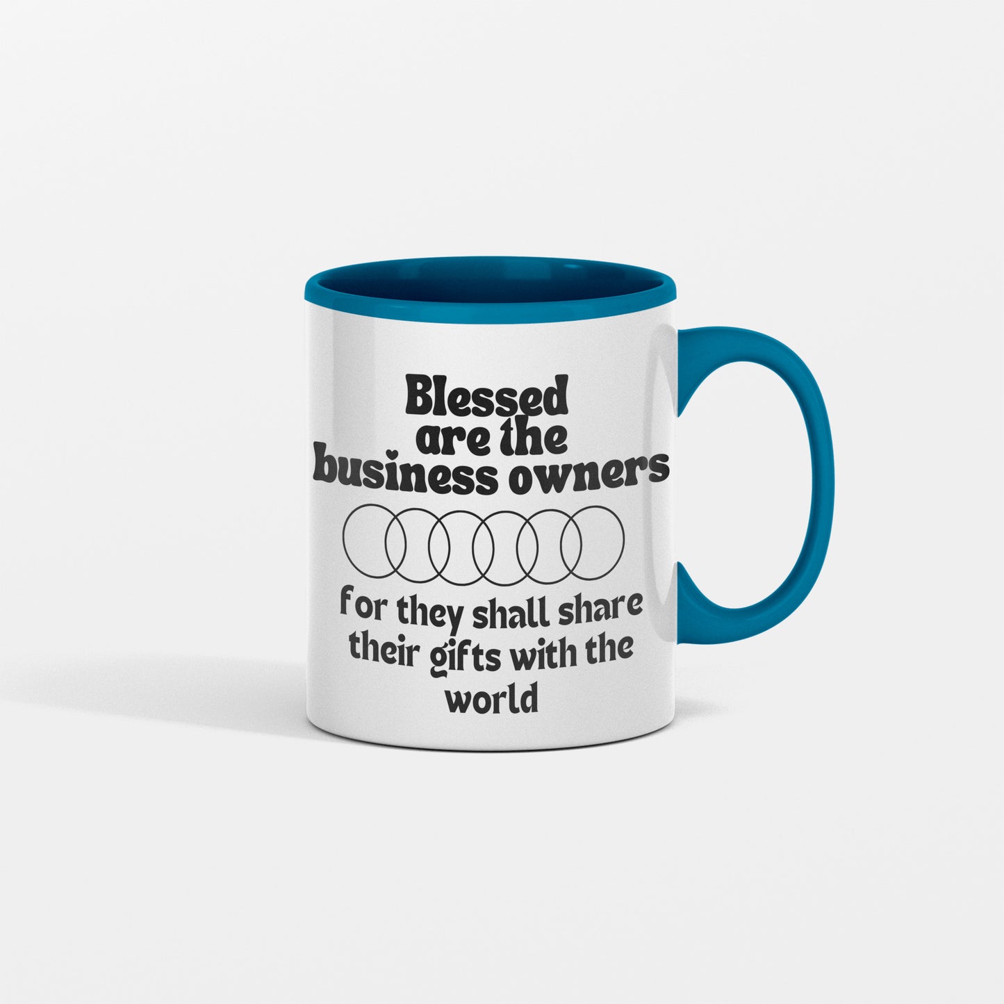 Blessed business owners ceramic coffee mug - Great gift for business owners for all occasions or to encourage a new business - free shipping to USA