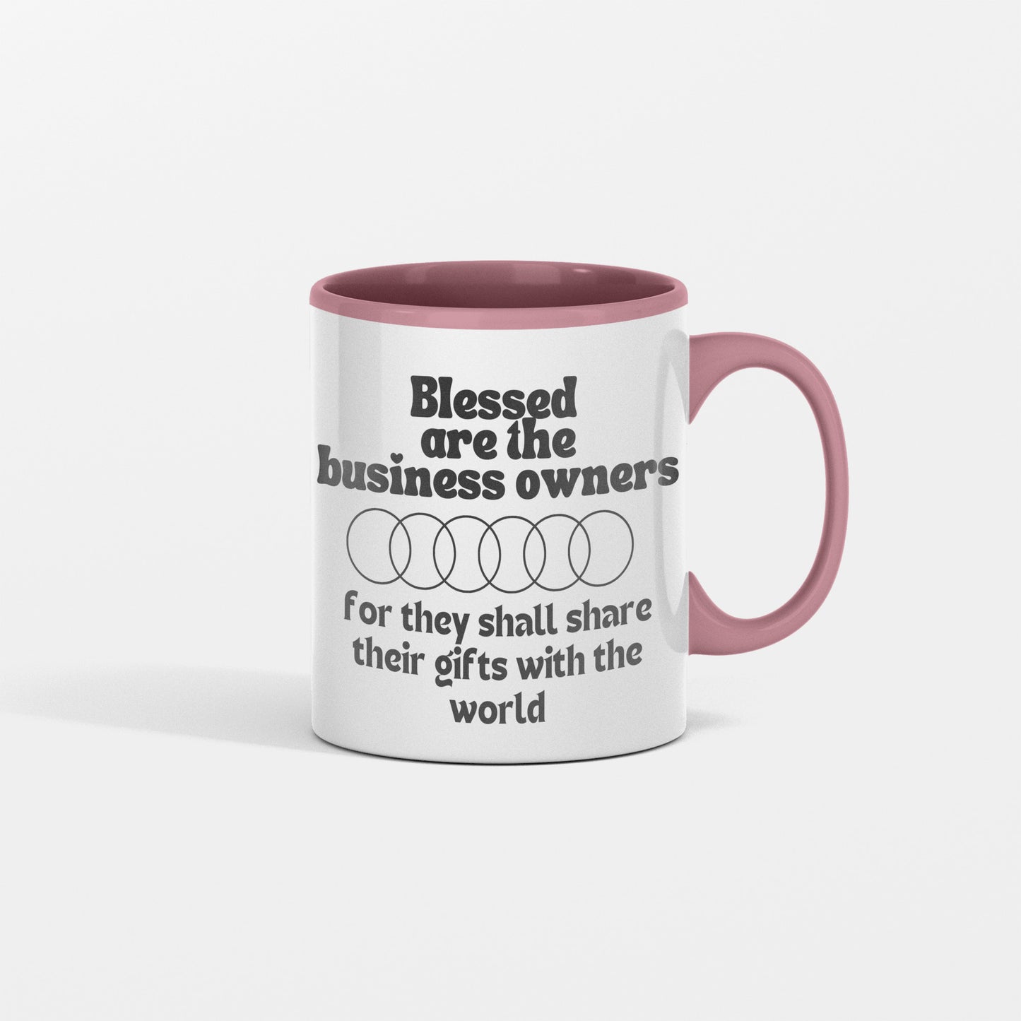 Blessed business owners ceramic coffee mug - Great gift for business owners for all occasions or to encourage a new business - free shipping to USA