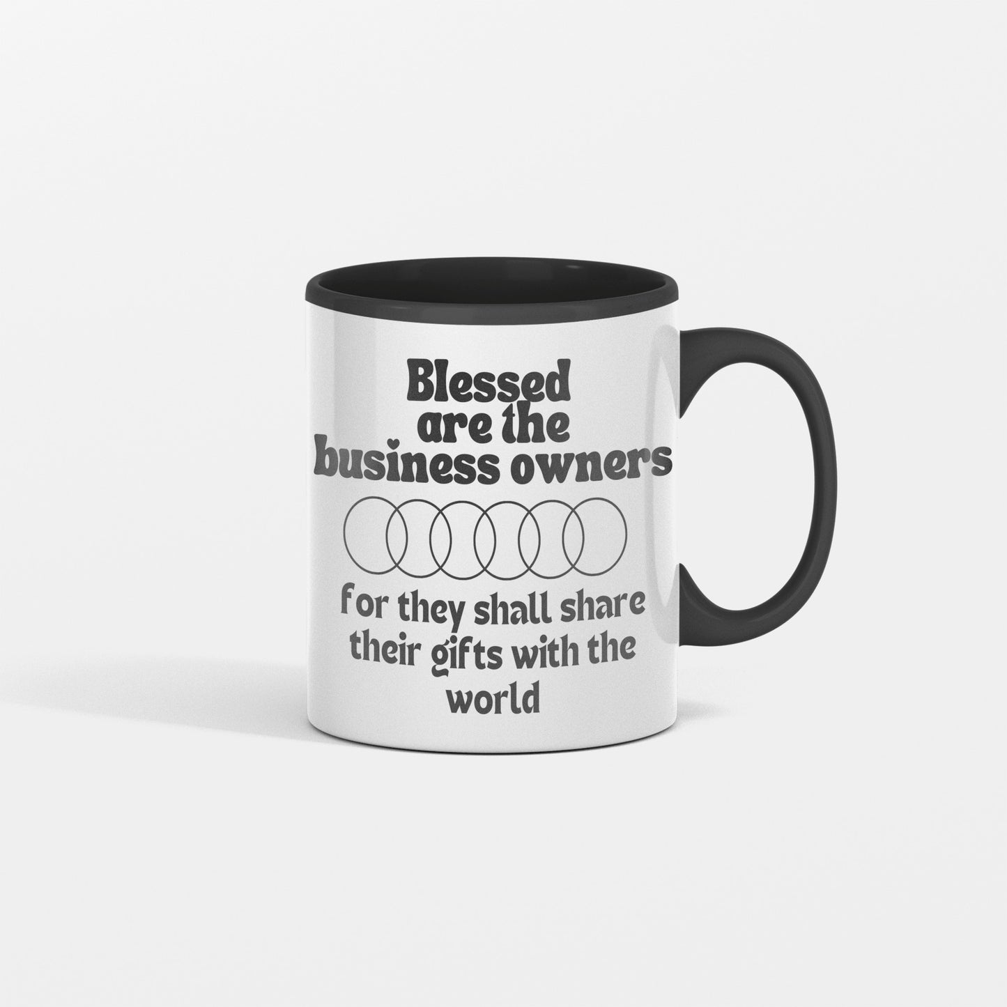 Blessed business owners ceramic coffee mug - Great gift for business owners for all occasions or to encourage a new business - free shipping to USA