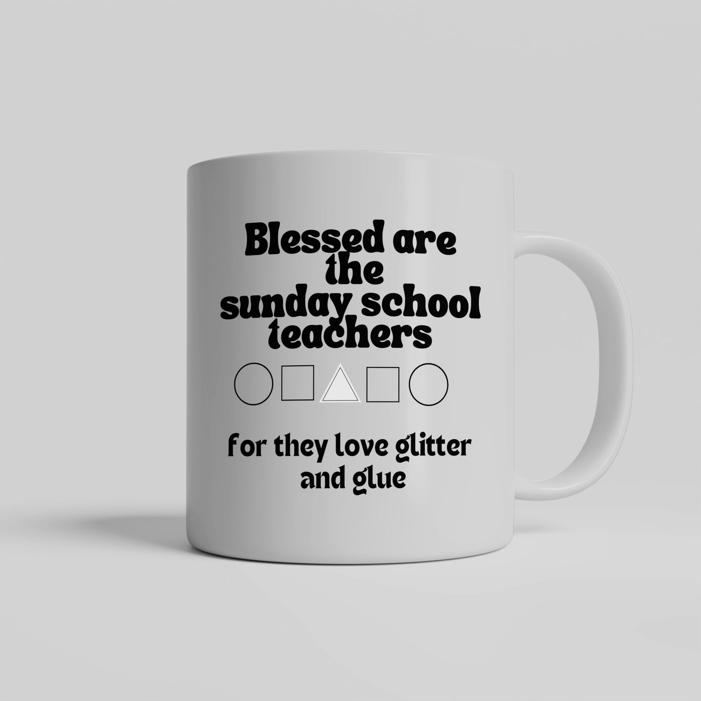 Crafty sunday school teacher ceramic coffee mug - Sunday school teacher gift for all occasions - free shipping to USA