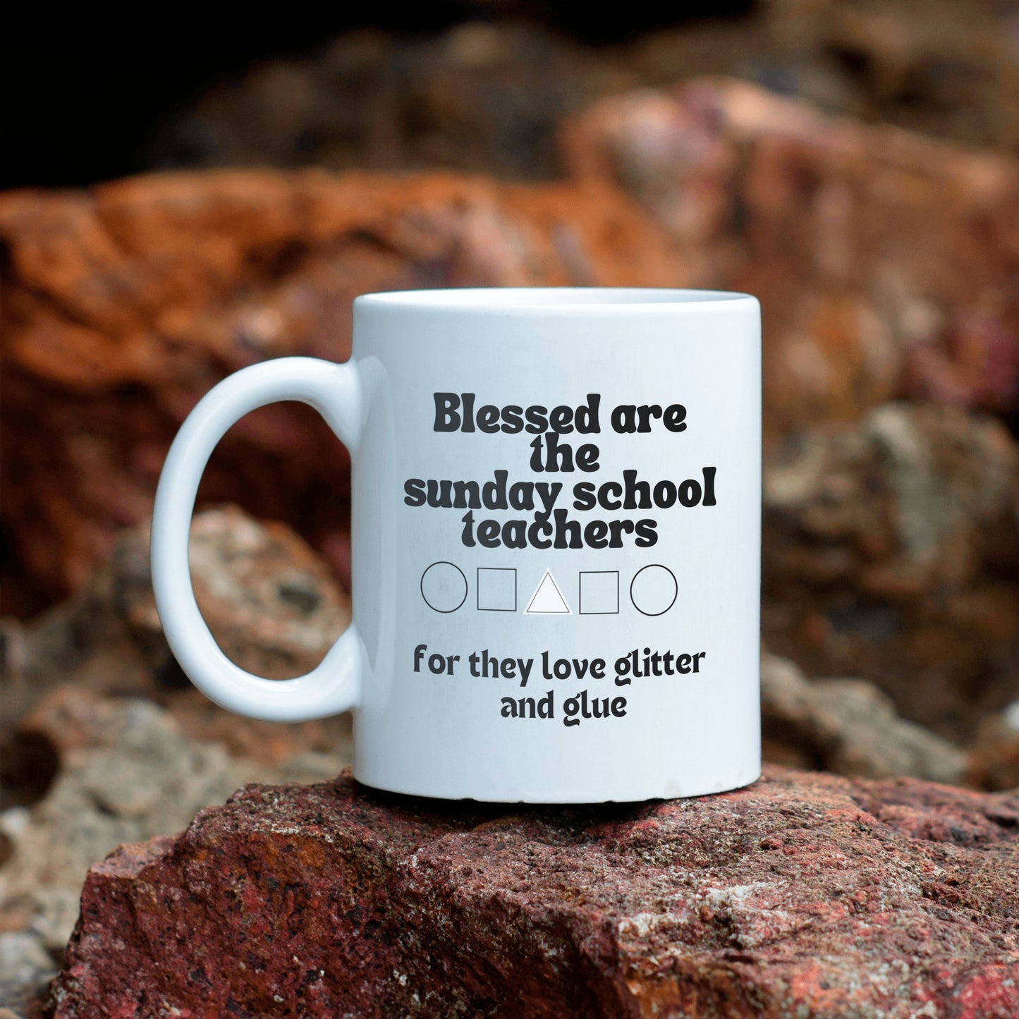 Crafty sunday school teacher ceramic coffee mug - Sunday school teacher gift for all occasions - free shipping to USA