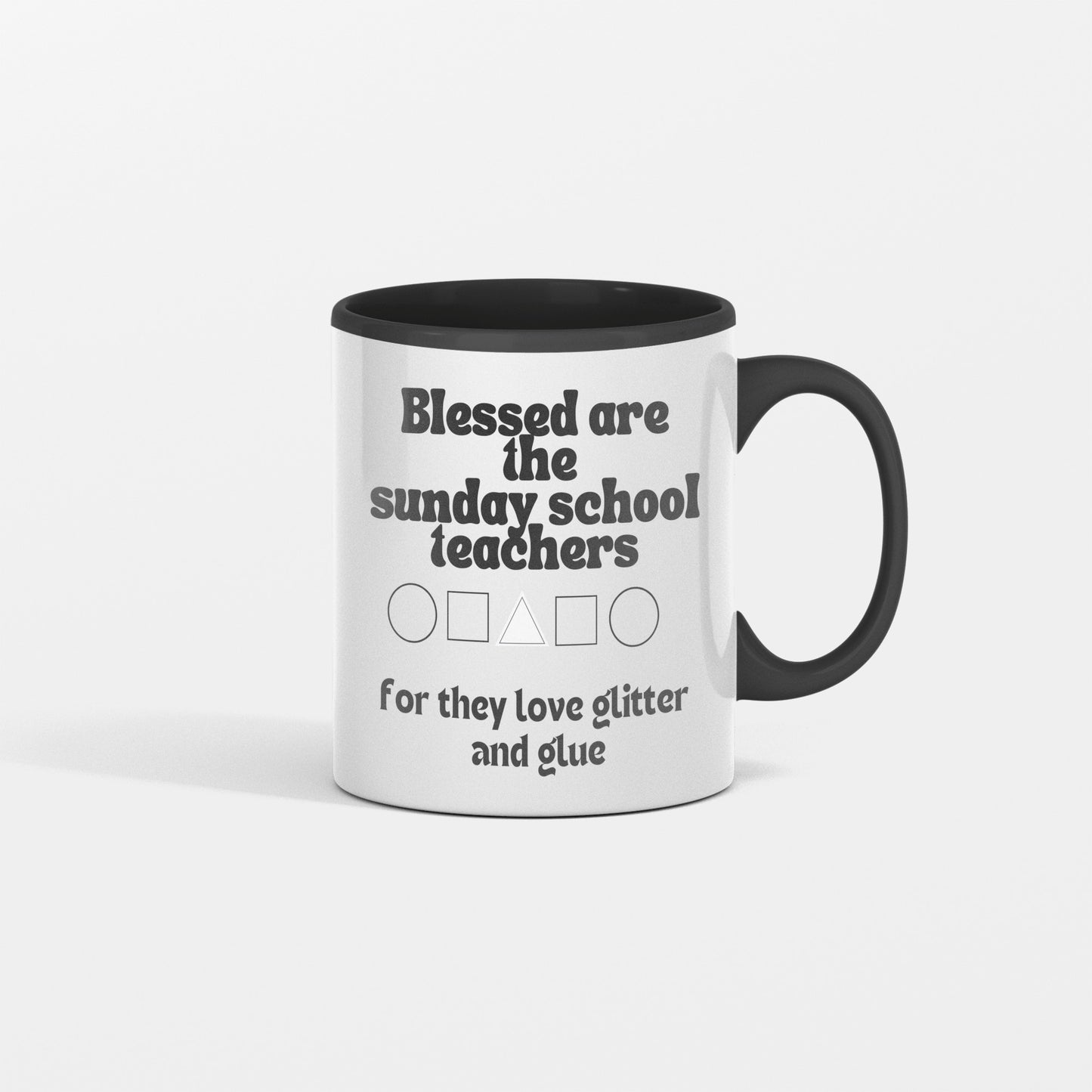 Crafty sunday school teacher ceramic coffee mug - Sunday school teacher gift for all occasions - free shipping to USA