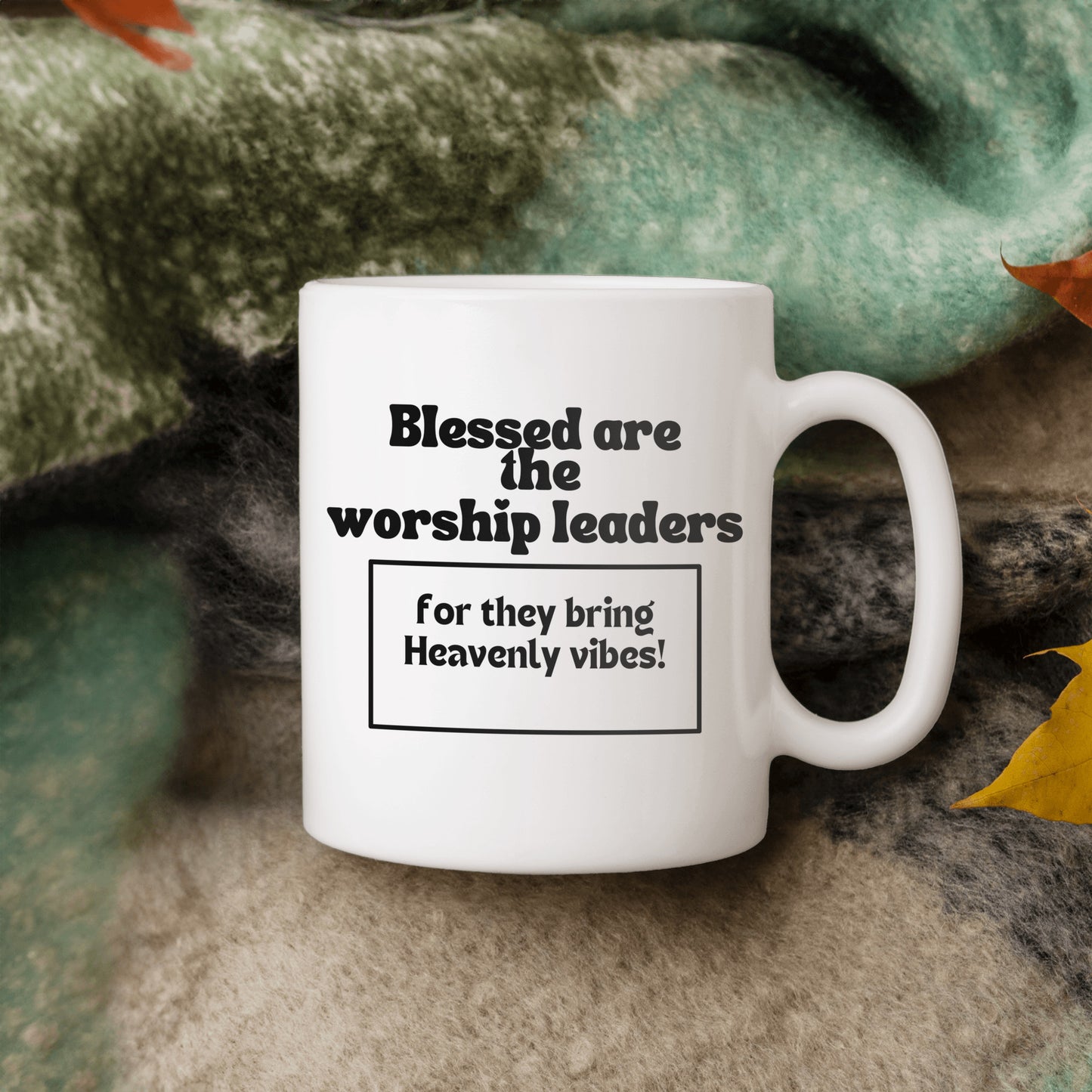 Heavenly vibes ceramic coffee mug- Custom Gift for Church worship team - free shipping to USA