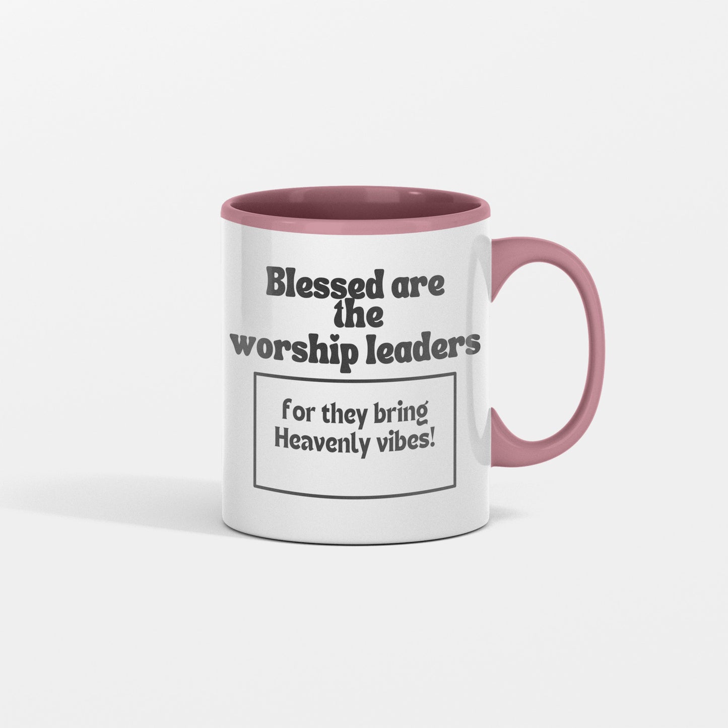 Heavenly vibes ceramic coffee mug- Custom Gift for Church worship team - free shipping to USA