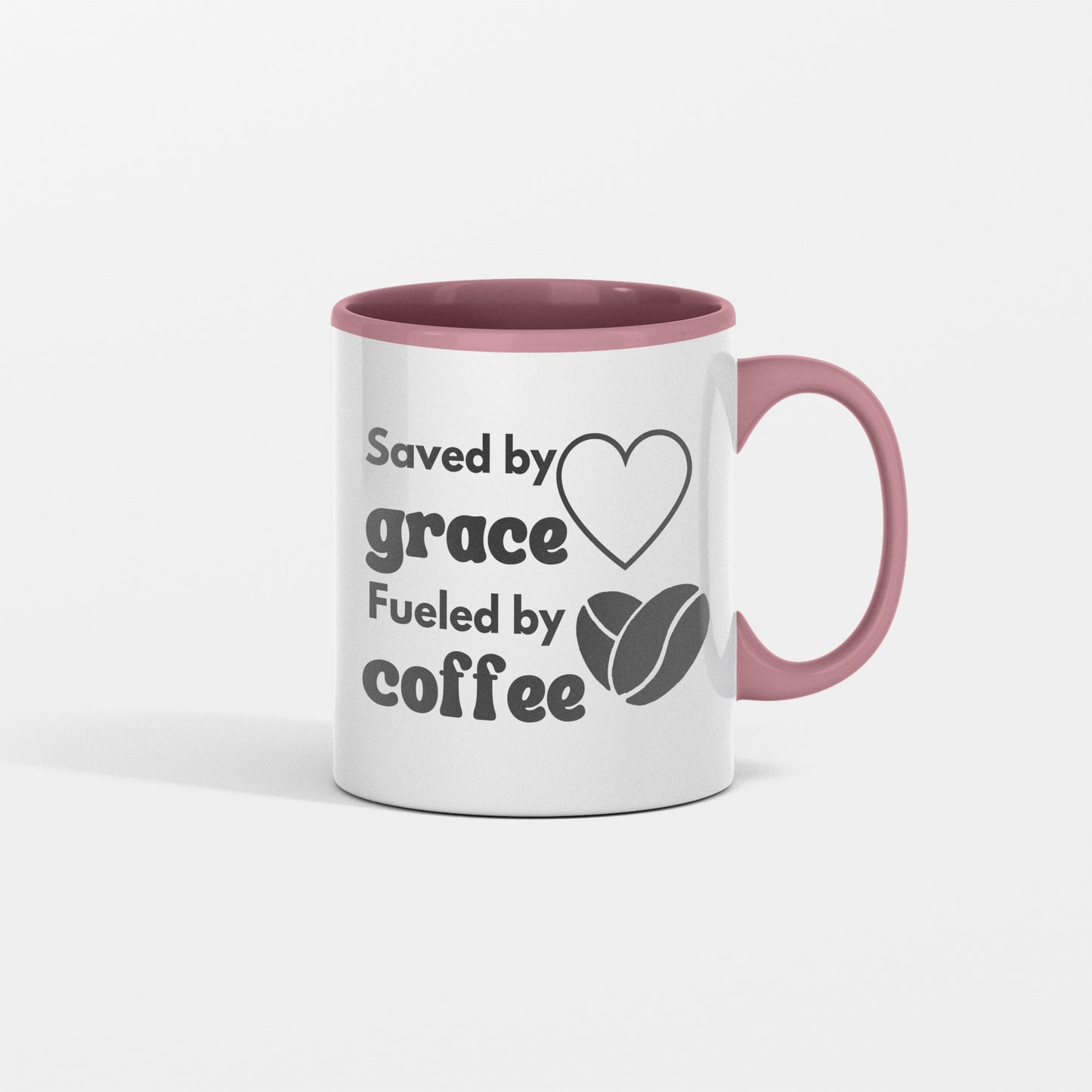 Saved by grace, fueled by coffee ceramic coffee mug - Great gift for all occasions - free shipping to USA