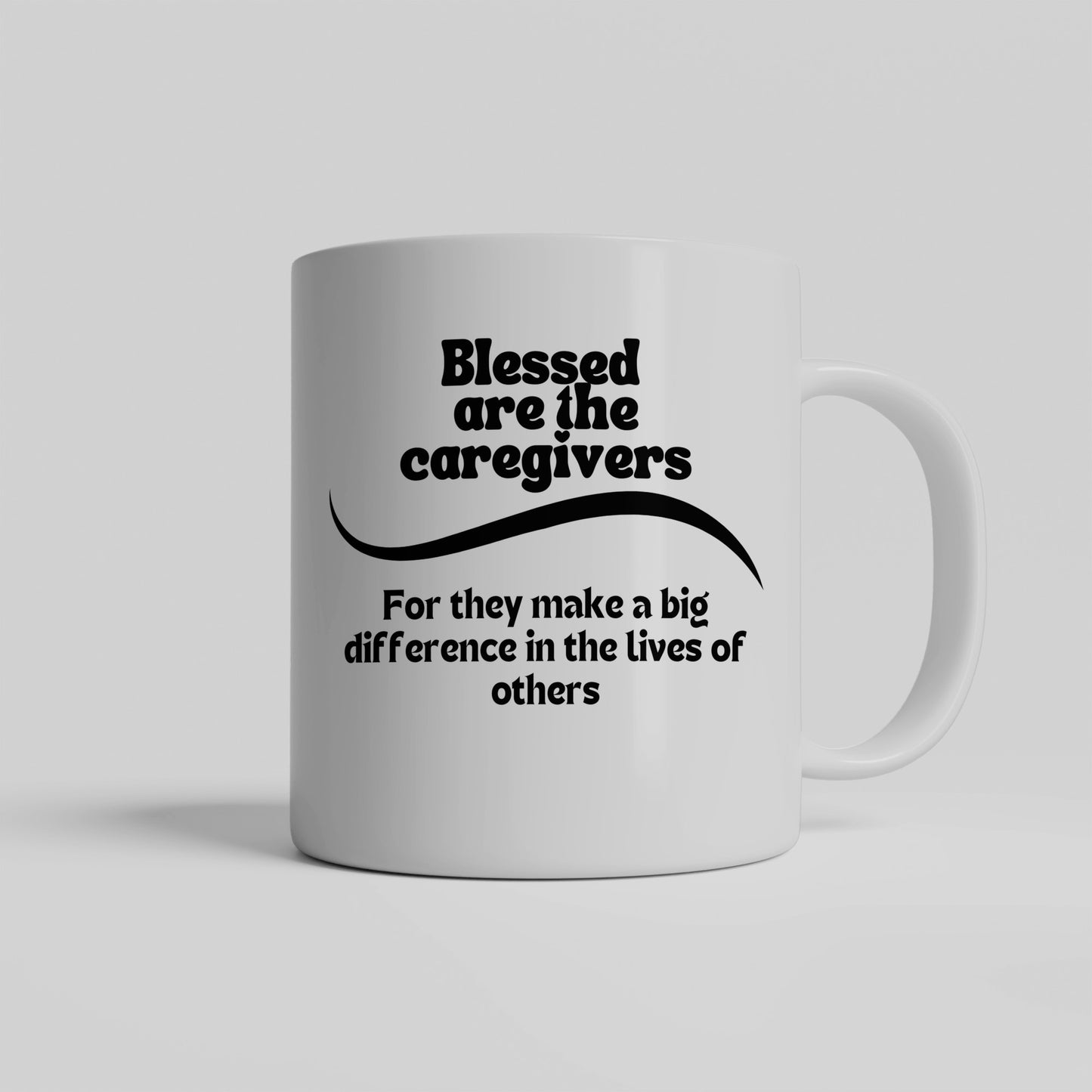 Caregiver tribute ceramic mug| Blessed are the caregivers| Great gift idea for Caregivers, Nurses, Health care aides - free shipping to USA