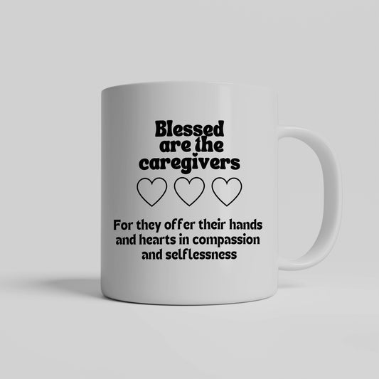 Compassion and Selflessness message| Blessed are the Caregivers| Gift for Caregivers, Nurses, Support Workers, Health Care Aides - Free shipping to USA