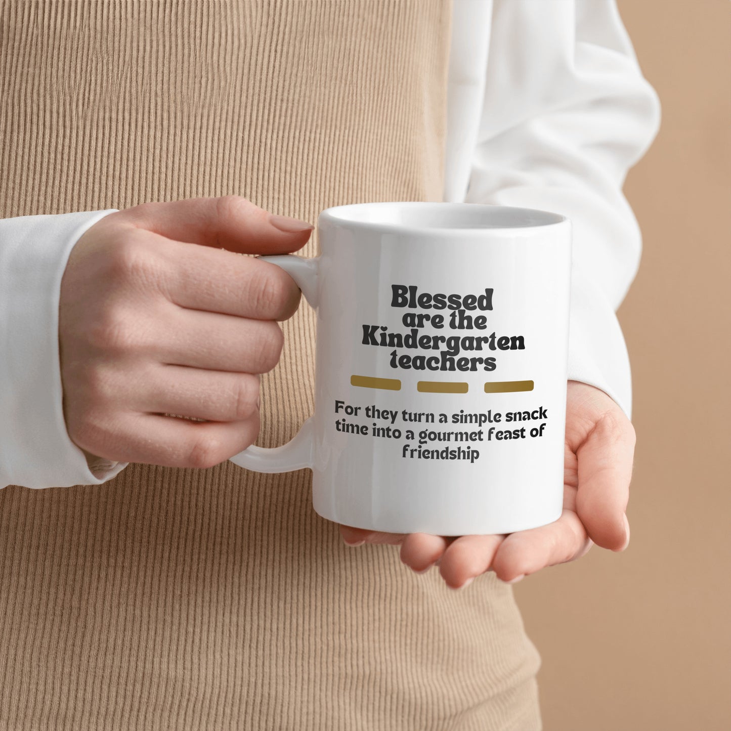 Tribute to kindergarten teachers| Blessed are the kindergarten teachers ceramic coffee mug| Custom gift for teacher - free shipping USA