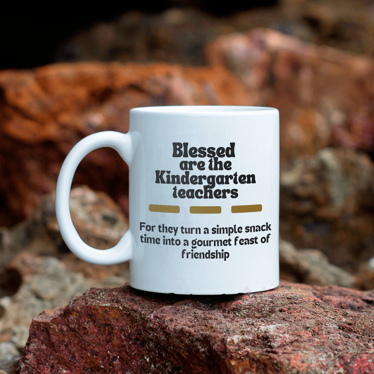 Tribute to kindergarten teachers| Blessed are the kindergarten teachers ceramic coffee mug| Custom gift for teacher - free shipping USA