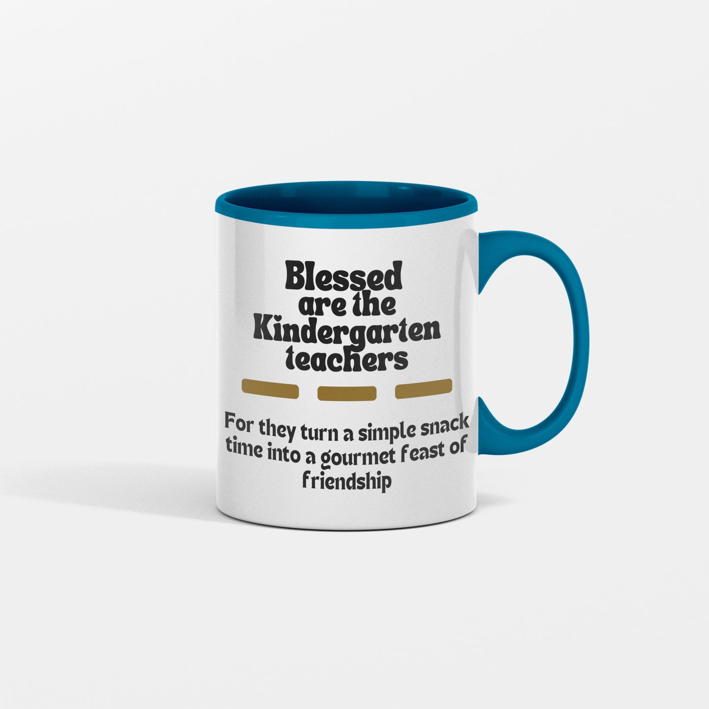 Tribute to kindergarten teachers| Blessed are the kindergarten teachers ceramic coffee mug| Custom gift for teacher - free shipping USA