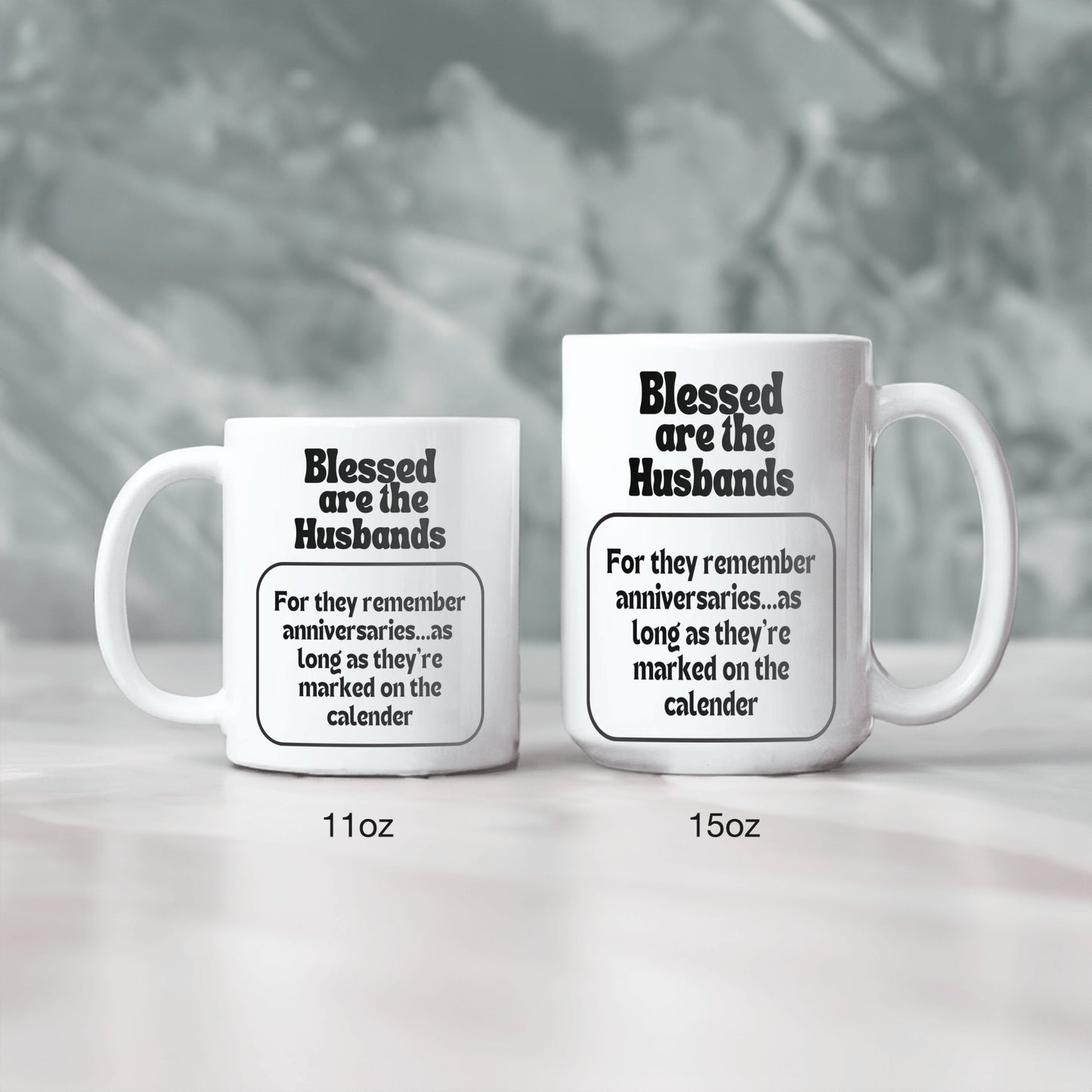 Husband Humor| Blessed are the husbands ceramic coffee mug| Custom husband mug - free shipping to USA