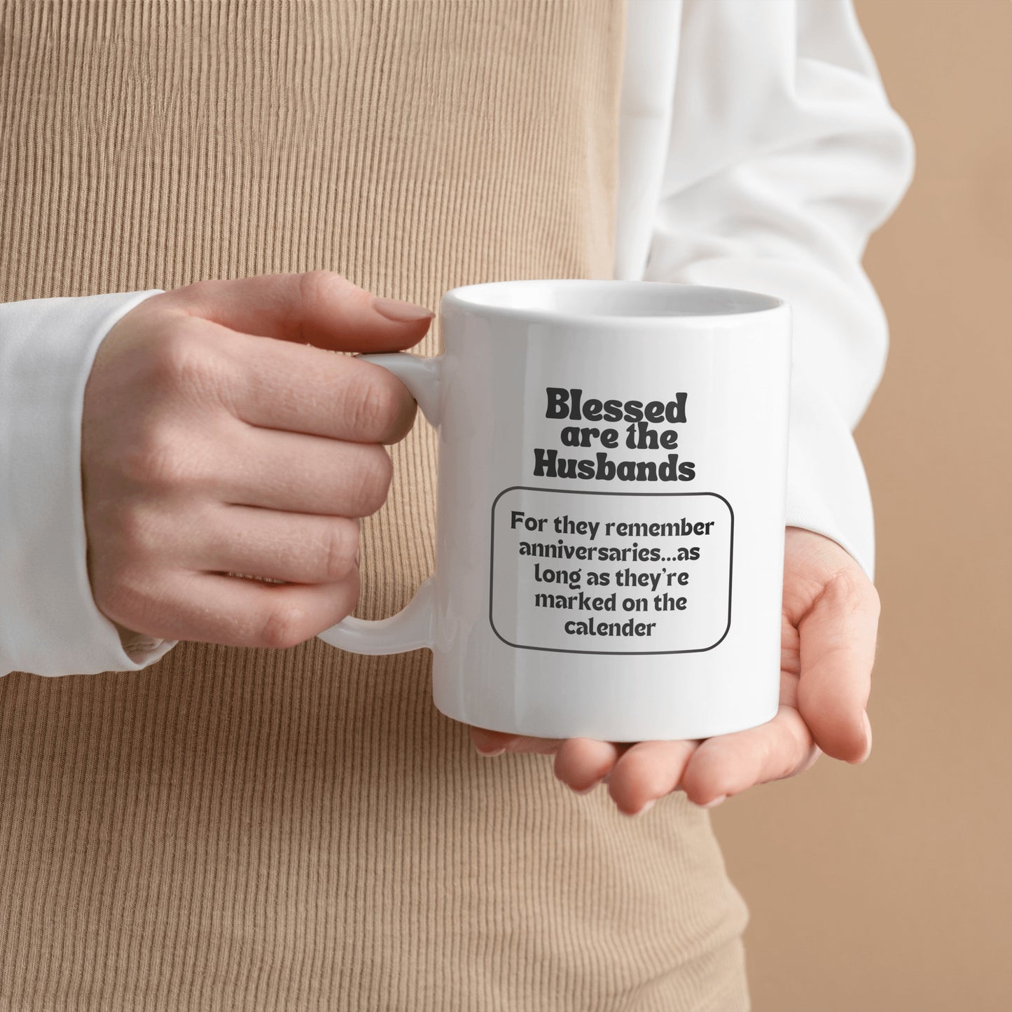 Husband Humor| Blessed are the husbands ceramic coffee mug| Custom husband mug - free shipping to USA