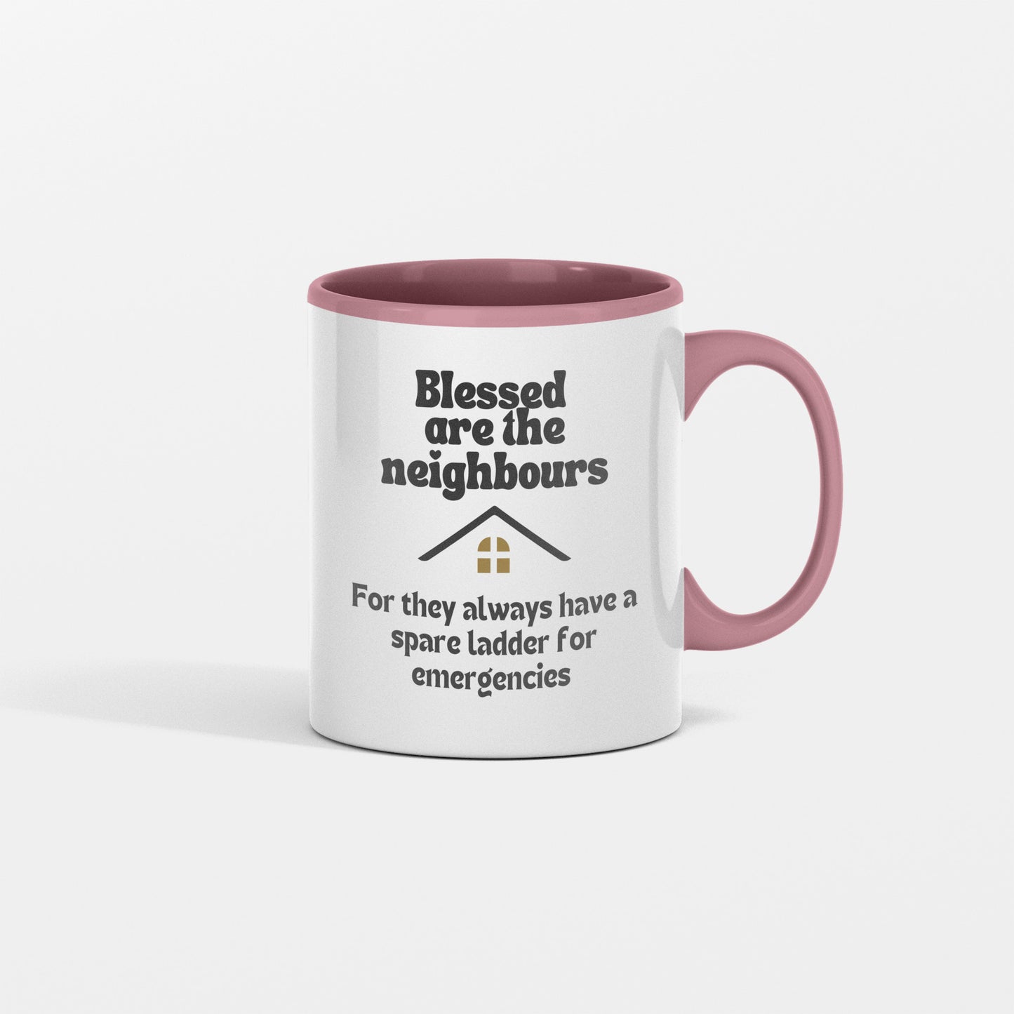 Great neighbour message| Blessed are the neighbours ceramic coffee mug| Funny neighbour quote| Thank you gift for neighbour - free shipping to USA