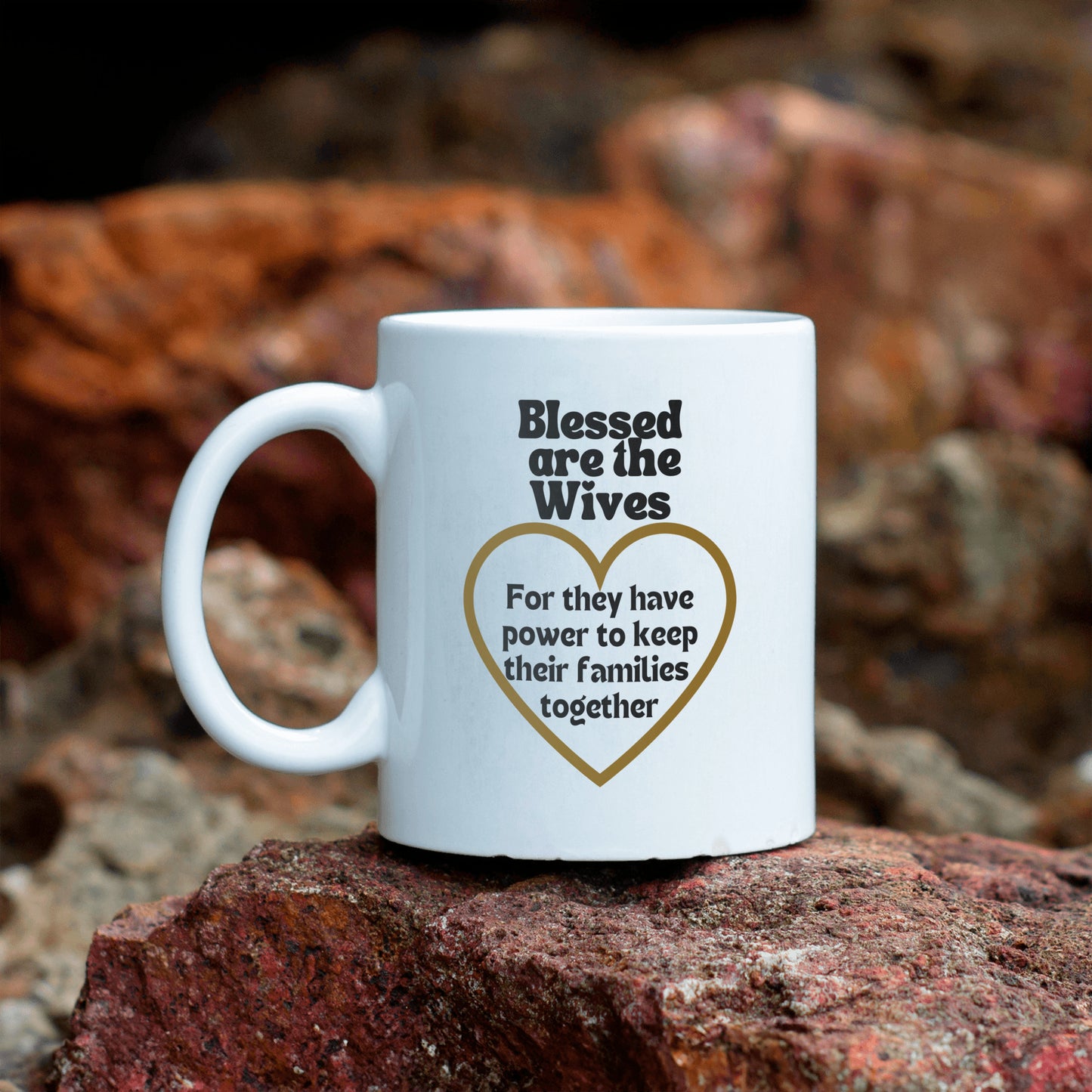 Power and Love mesage| Blessed are the wives ceramic coffee mug| Custom wife mug| Wife appreciation gift- free shipping to USA