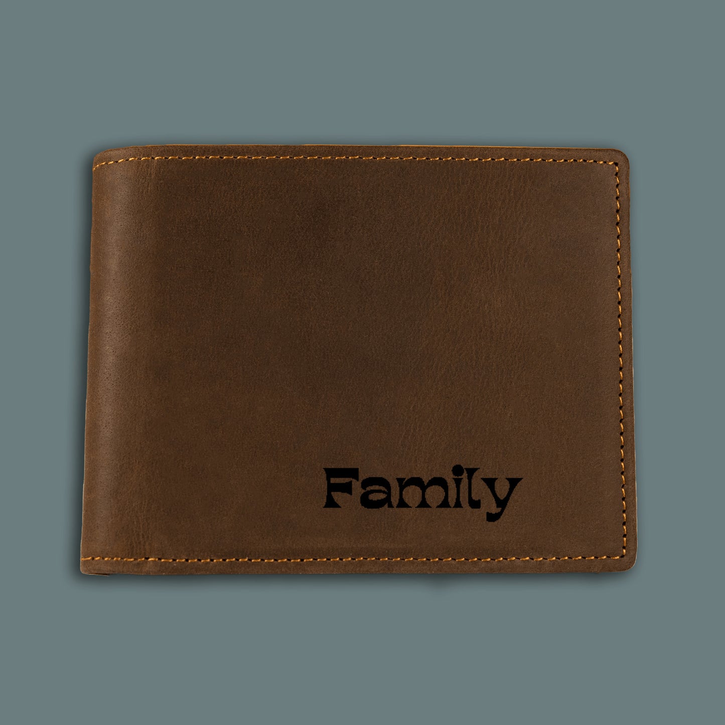 Family Genuine Leather Wallet| Custom Gift for Men| Wallet for the modern man| Stylish and Functional gift- free shipping to USA