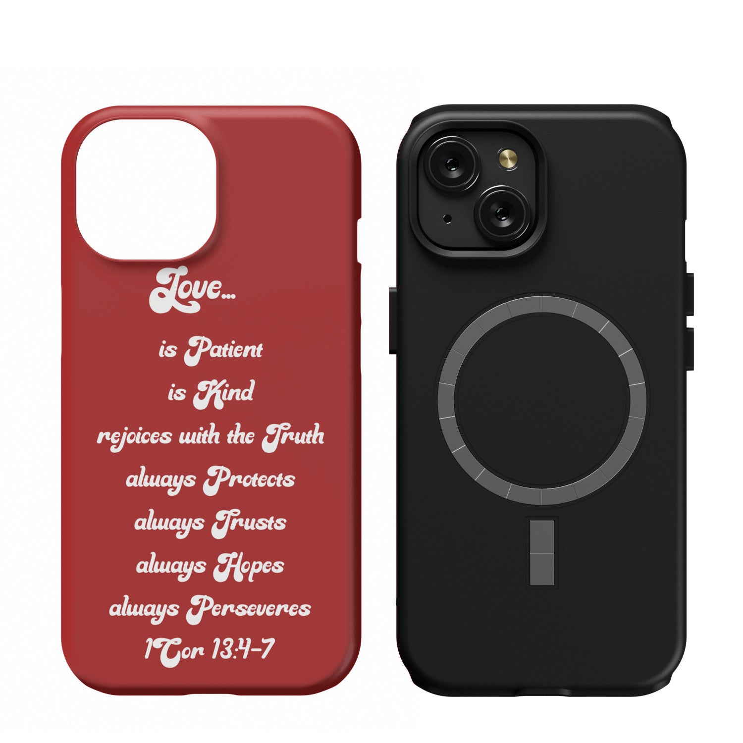 2025 - Give the gift of love - Custom Red iPhone 15 Magsafe case
