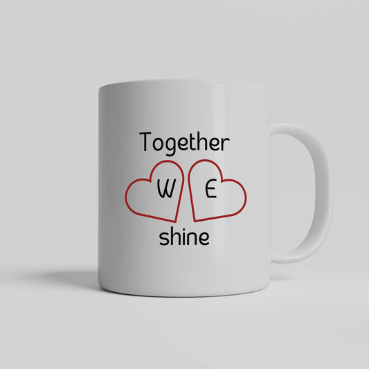 Couples ceramic coffee mug| Great relationship gift idea| His and Hers matching set| Gift for couple - free shipping to USA