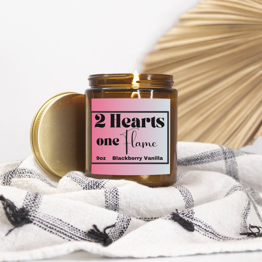 Romantic 4oz Evergreen scented soy wax candle - Dreams come true - Perfect for Valentines, Bridal showers, Engagement parties, Wedding celebrations