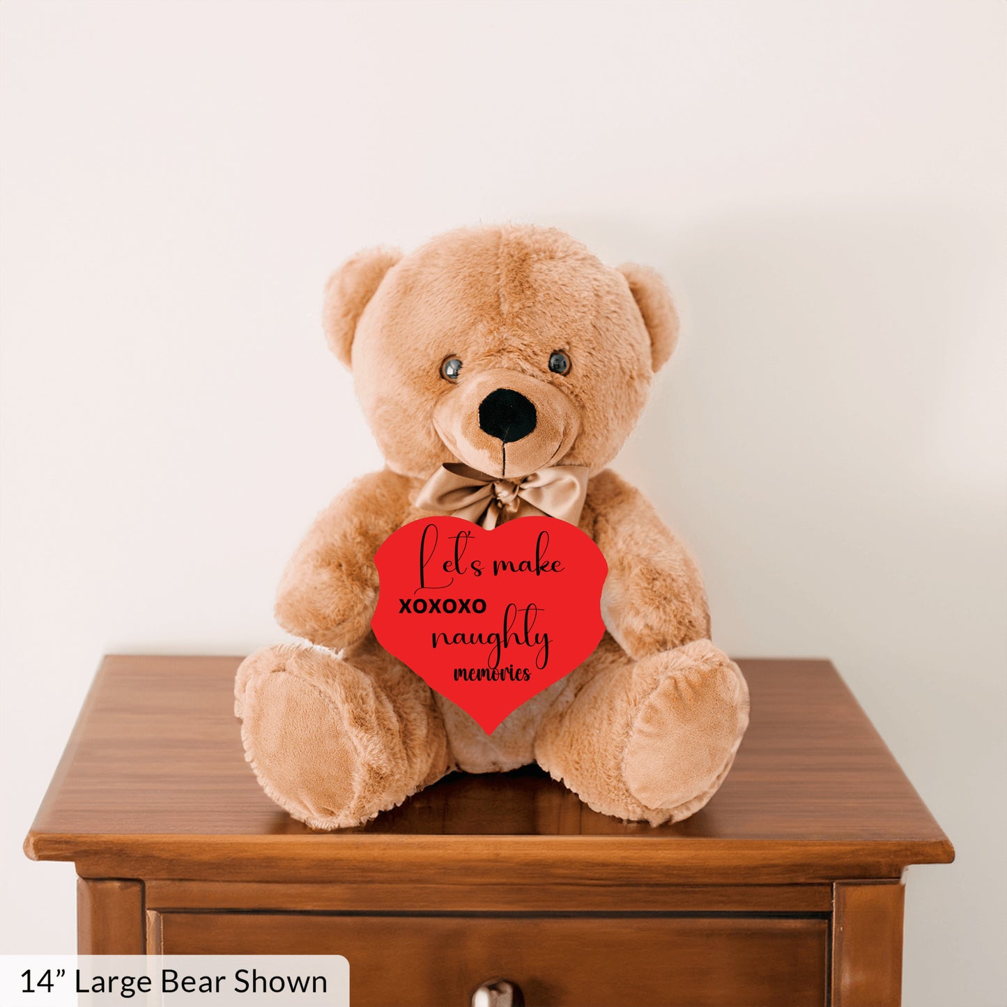 Naughty Memories Teddy Bear | Couples Teddy Bear| - free shipping to USA