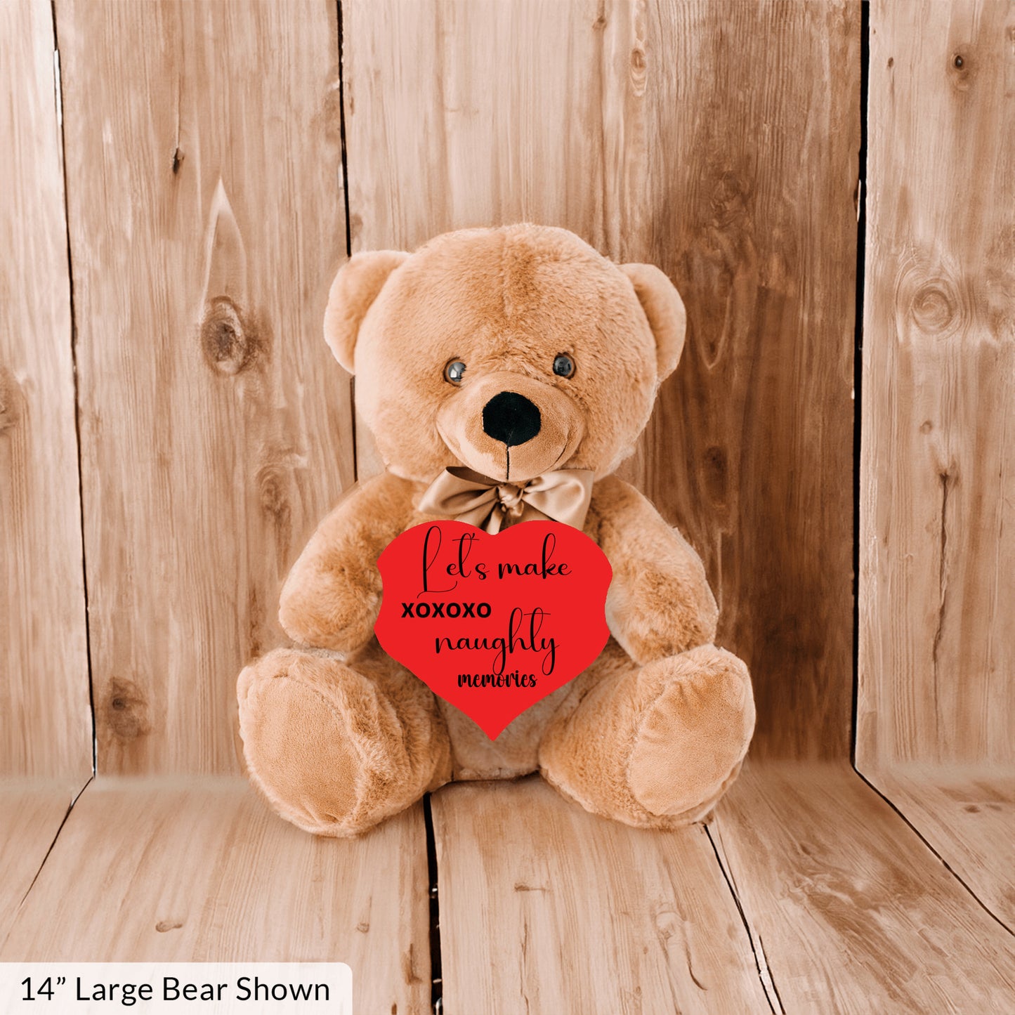 Naughty Memories Teddy Bear | Couples Teddy Bear| - free shipping to USA