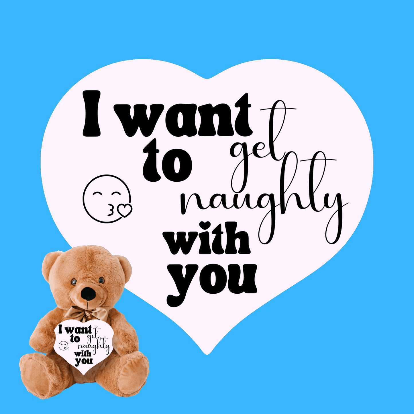 Naughty Adventures Teddy Bear | Couples Teddy Bear| - free shipping to USA