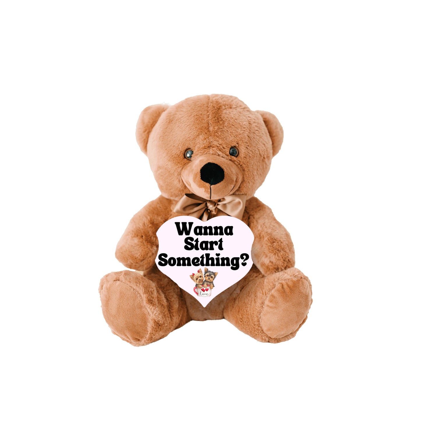 Spark of Romance Plush Teddy Bear| Wanna Start something?| Gift idea for new relationships - free shipping to USA