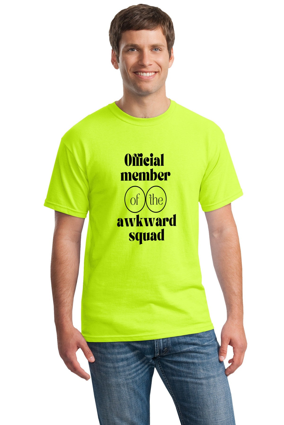 Awkwardly Awesome Unisex Gildan 5000 Heavy Cotton T-shirt  - free shipping to USA