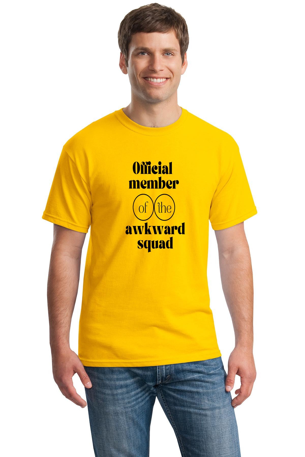 Awkwardly Awesome Unisex Gildan 5000 Heavy Cotton T-shirt  - free shipping to USA