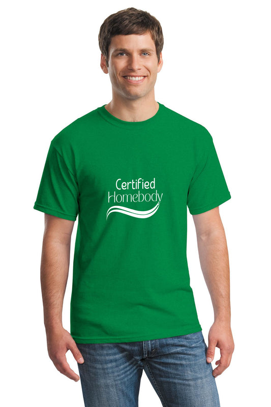 Cozy Certified Homebody Unisex Gildan 5000 Heavy Cotton T-shirt |  free shipping to USA