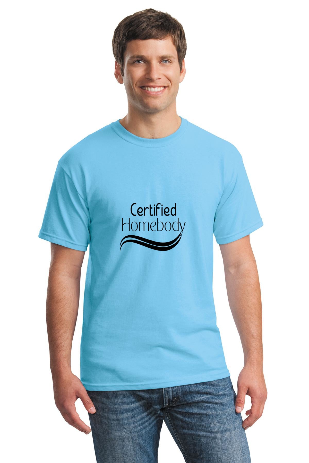 Cozy Certified Homebody Unisex Gildan 5000 Heavy Cotton T-shirt |  free shipping to USA