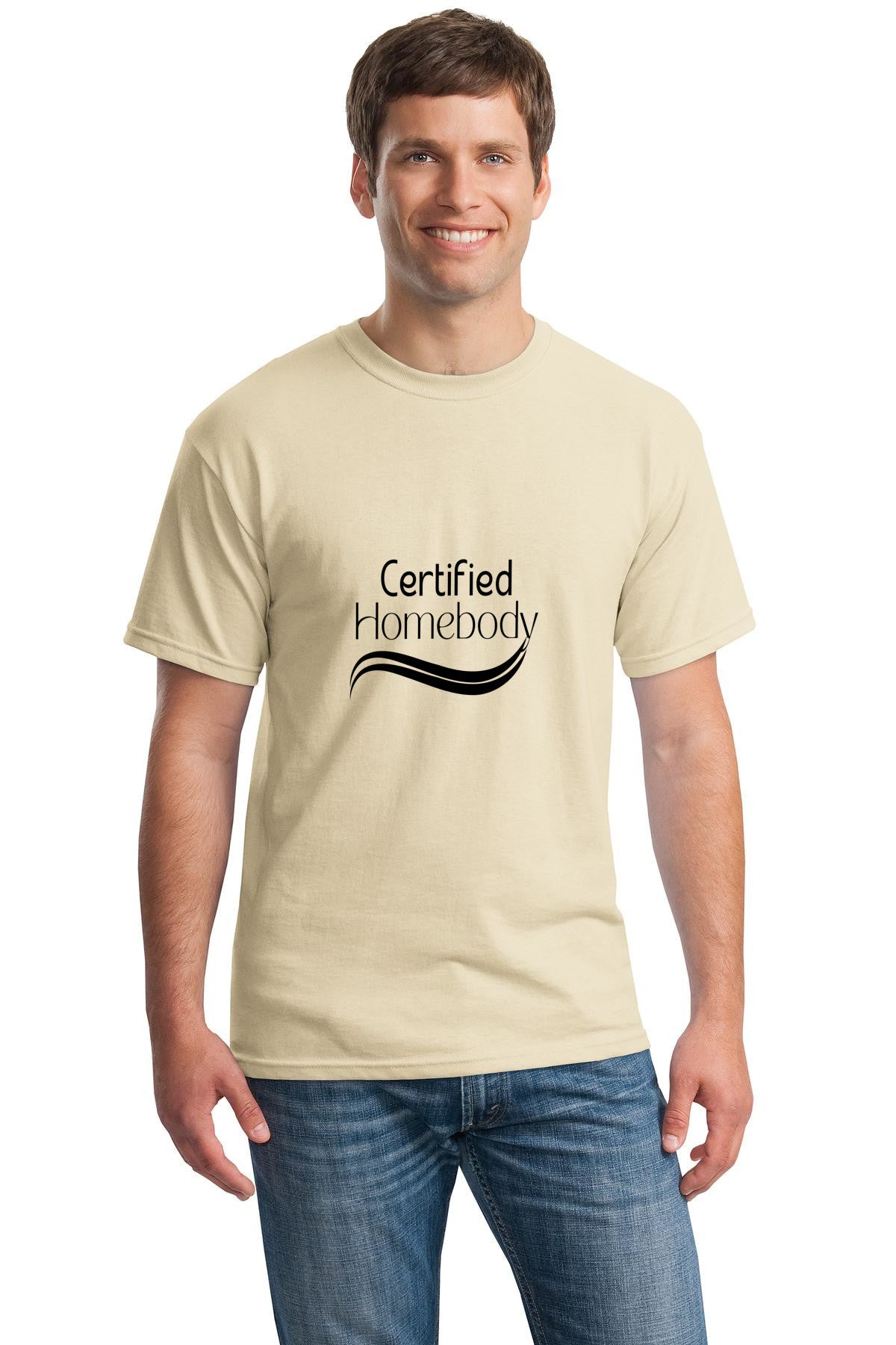 Cozy Certified Homebody Unisex Gildan 5000 Heavy Cotton T-shirt |  free shipping to USA